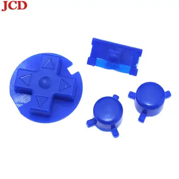 JCD Spalvotų A B Mygtukais Pultelių už Gameboy Pocket Raudona mėlyna geltona GBP On Off Power Mygtukus GBP D Pagalvėlės Vairo Mygtukai