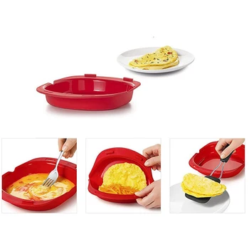 Kiaušinių Roll Maker Viryklė, Mikrobangų Krosnelė Silikono Omletas Pelėsių Įrankis Kiaušinių Brakonierius Brakonieriavimo Kepimo Skardos Virtuvės Valgių Priedai
