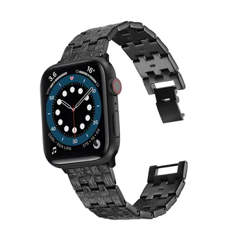 2021 Nerūdijančio Plieno Dirželis Apple Watch Band 6 40 44mm Vyrai Metalo Riešo Dirželiai iwatch series 5 4 SE 3 38 42mm Priedai