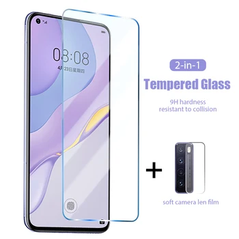 2IN1 Priekiniai+Atgal Apsaugos Grūdinto Stiklo, Ant Huawei 30 P20 P40 Lite 5G E Screen Protector, Ant Huawei P Smart 2019 2020 2021 S Z