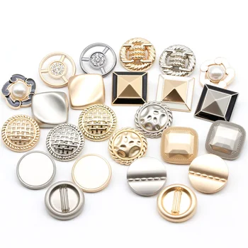 5vnt 24 rūšių auksas, sidabras metalo geometrinis modelis metaliniai mygtukai Britų stiliaus vyriški moteriški švarkai kašmyras vilnonių mygtukai C159