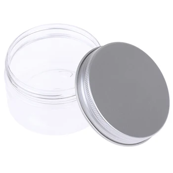 100ML Lūpų Balzamas Konteineriai Tušti Plastikiniai Kosmetikos Makiažas Jar Puodą Skaidrus Mėginio Buteliai Eyeshadow Kremas
