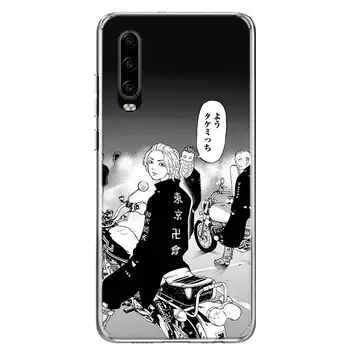 Tokijo Revengers Anime Telefoną Atveju Huawei P40 30 P20 Mate 30 20 10 Pro P10 Lite P Smart Z + 2019 Dovana Coque Padengti Rubisafe