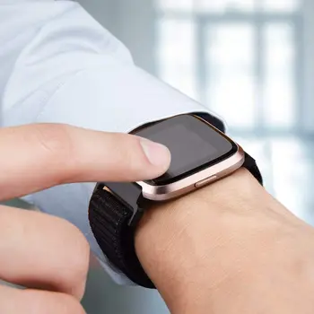 Nylon Dirželis fitbit Libe juosta Smart nailono žiūrėti apyrankę Watchband Sporto Kilpa Apyrankę Fitbit Versa 2 juostos Priedai