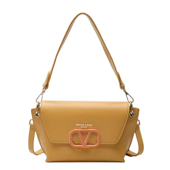 Aukštos kokybės krepšiai moterų vientisos spalvos dizainas, prekės ženklo oda lady Petį Krepšys maišeliu femme piniginės ir rankinės bolso