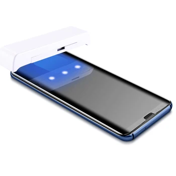 100D UV Skysti Klijai Stiklo Samsung Galaxy A51 A71 A50 A30 A20 A70 A80 A90 A10 M10 M20 M30 Screen Protector, Plėvelės Su UV Šviesos