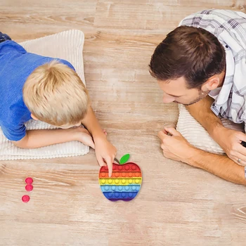 Silikono Stumti Burbulas Jutimo Žaislas Suaugusiems, Vaikams Atsipalaiduoti Įtempių Autizmo Specialios Anti-stresas Reliver Stresas Žaislai