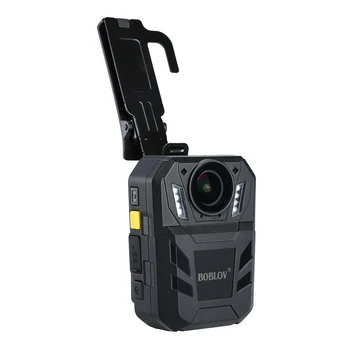 BOBLOV WA7-D Įstaiga Dėvėti Mini Kamera Policijos HD 1296P Prisegus Kamera, DVR Vaizdo įrašymo ir Nuotolinio Valdymo Policijos Kameros W/Įkrovimo Dokas