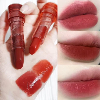 Atsparus Vandeniui Velvet Matte Lūpų Ilgalaikį Nonstick Taurės Drėkinamasis Lūpų Dažų Sexy Red Lip Stick Make Up Kosmetika 6 Spalvų