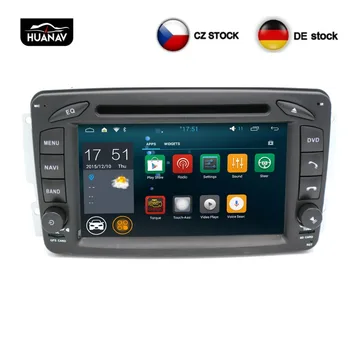 Android 8.0 Automobilių GPS Navigacijos, DVD Grotuvo Benz W163 W209 2002-2005 W203 G-W463 Viano radijo player multimedia Stereo diktofonas