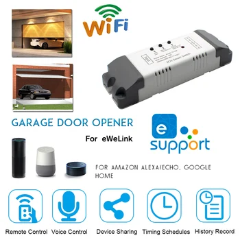 EWelink Smart Gyvenimo Garažo Durys, Automatinės Atidarymo Valdiklį, WiFi Jungiklis Alexa Echo 