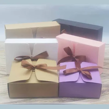2020 mados vestuvių saldainių dėžutė 17.5x11.5x3cm/21x14x5cm šešių spalvų spalvinga baby shower /šalis /gimtadienio dovanos didelio dydžio dėžutėje 10vnt