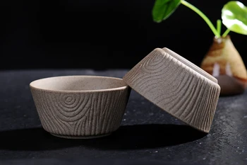 Grubios keramikos Arbatos rinkinys Apima 1 Puodą 2 Puodelio, Aukštos kokybės elegantiškas gaiwan,Gražus ir lengvai virdulys arbatinukas, 