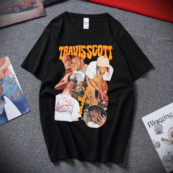 Geriausias pardavėjas Scott Travis Spausdinti Medvilnės marškinėliai Prarasti Dizaino Laisvalaikio Stiliaus Tee Hip-Hop Trumpas Rankovės dėl vienos Lyties negabaritinių marškinėliai