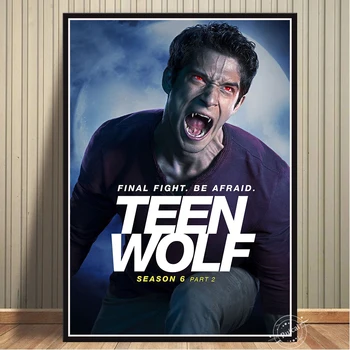 Teen Wolf Filmo Plakatas Sienos Meno Aišku, Vaizdo Nuotraukas, Svetainė, Miegamasis, Namų Dekoravimo, Dovanų