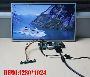 Rinkinys BT156GW01 V. A/BT156GW01 V. 6 Valdiklio plokštės Ekrano moitor skydelis 40pin LCD LED M. NT68676 1366x768 Ekranas, HDMI+DVI+VGA