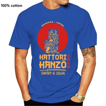 Medvilnės O-kaklo Užsakymą Išspausdinti Marškinėlius Vyrų marškinėliai Hattori Hanzo - Nužudyti Bilą Moterys T-Shirt