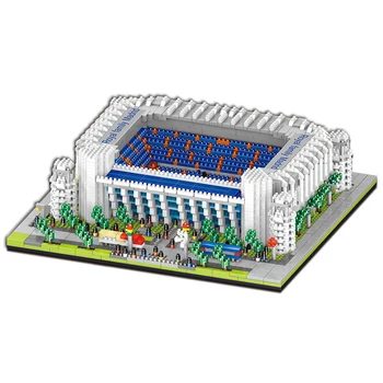 Blokai Madrido Karališkosios Futbolo Stadionas Mikrodalelės Miesto Kvartalai Modelis Plytų Stadionas Žemės Žaislai Vaikams Dovanų