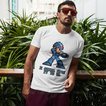 X Gonna Give it to Ya Mega Man Rockman Žaidimas Marškinėliai Classic Grunge Plius dydis O-Kaklo Marškinėlius Didelis pardavimo Harajuku Vyrų Streetwear