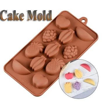 3D Silikono Šokolado liejimo Formos Želė Desertas Pelėsių, Šokoladas, Kepimo Įrankis Non-Stick Silikono Torto Formos Virtuvė 