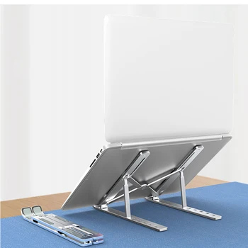 10 Pozicijos, Aliuminio ABS Nešiojamas Stovas MacBook ABS Lengvas Laikiklis Nešiojamojo kompiuterio Turėtojas 