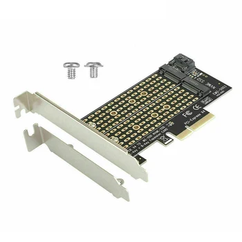 M. 2 NVME į PCIE Adapteris M+B Klavišą NGFF SSD su PCI-E 3.0 X4 SATA Plėsti Kortelės Buitinių Kompiuterių Priedai