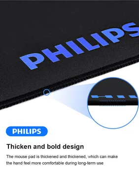 Philips Guma Pelės Padas Juodos Natūralios Gumos Darbalaukio Tarnybos Negabaritinių Sutirštės Siūlės, Mažas Didelio Kompiuterio Klaviatūra Stalas Kilimėlis