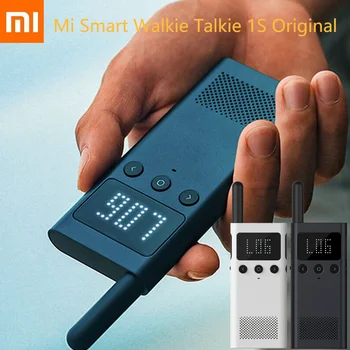 Nešiojamų Xiaomi Mijia Mi Smart Walkie Talkie 1S Vietą, Dalintis FM Radijas Garsiakalbis Išmaniųjų Telefonų PROGRAMĖLĖS Kontrolės Greitas Komanda Kalbėti Lauko