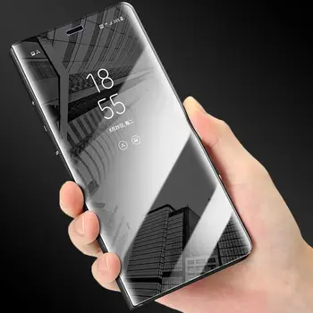 Smart Veidrodis, Flip Case For Huawei Honor 8x 8s 8c 8a Honer 20 Pro 10 Lite 10i 9x Stovėti atsparus smūgiams Knyga, Telefono Dangtelį Coque Fundas