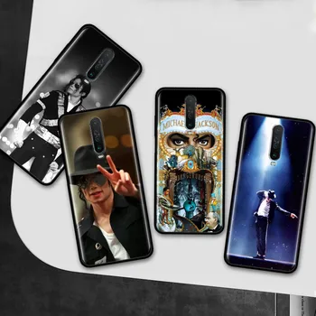 Atveju Xiaomi Redmi Pastaba 9S 9 8 Pro 7 8T Padengti 9A 9C 8A 7A 6 6A K20 K30 Soft Telefonas Funda Shell Michael Jackson Šokių Karalius