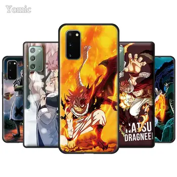 Manga Fairy Tail Anime Samsung Galaxy S20 FE S21 20 Pastaba Ultra S10 10 Lite S9 Plus S8 S10e Atveju Soft Black Tpu Padengti Rubisafe