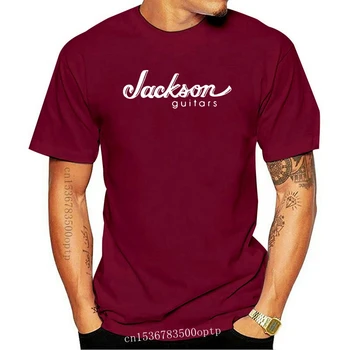 Nauja JACKSON GITARA LOGOTIPAS ilgomis Rankovėmis 2021 T-shirt Roko Grupė Marškinėliai ilgomis Rankovėmis Tee
