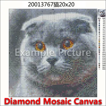 Diamond mozaikos Animacinių filmų seksualus grožio katė 
