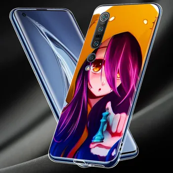 Žaidimas NE gyvybės Anime Xiaomi Poco X3 NFC C3 F2 F1 M3 M2 X2 11 10T Pastaba 10 8 Mi Žaisti A2 5 Lite Pro Telefono dėklas