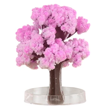 Magic Growing Tree Paper Sakura Crystal Trees Desktop Cherry Blossom Toys ADW889