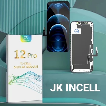 JK Incell iPhone 12 Pantalla už IPhone12 12 Pro Lcd Pakeitimo Ekranas Ekranas Su 3D skaitmeninis keitiklis Visiškai Asamblėja Dovanos