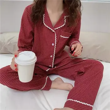 Vy1246 2021 m. pavasarį, vasarą, rudenį naujų moterų mados atsitiktinis pižama moteris moteris OLIS kawaii pajama dviejų dalių komplektas vasarai