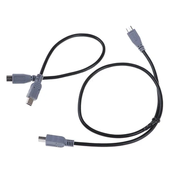 1pc 25/50/100cm Mini USB Type B Male Micro B Male 5 Pin Konverteris OTG Adapterio Sukelti Duomenų Kabelis