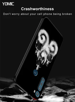 Juoda Atveju, Motorola Vienas Sintezės G9 Žaisti G8 Galia Lite G30 Hyper E6s Krašto G Stylus 5G Plius Telefono Dangtelį Teen Wolf