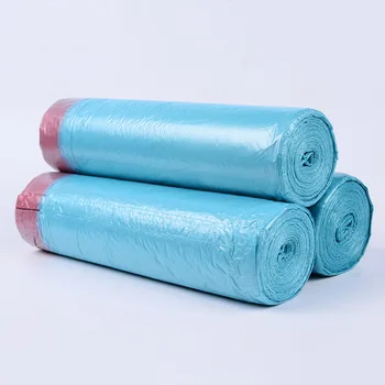Nešiojamų Šiukšlių Maišą Raišteliu Plastikinį Maišelį, 10 Roll Šiukšlių Maišelis Didelis Guolių Talpa Sandarus Šiukšlių Maišą Ilgaamžis Produktas