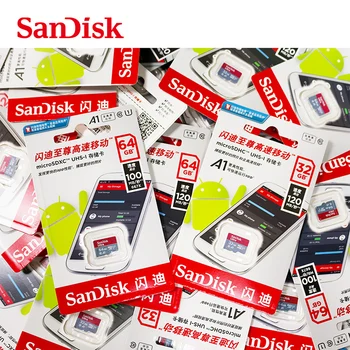 5vnt Originalus Sandisk Ultra Micro SD 128 GB 32GB 64GB 256 GB 16G Micro SD Kortelė SD/TF Flash Kortelės Atminties Kortelė 32 64 128 gb 