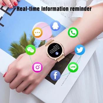 LIGE 2021 Naujas Smart Watch Moterų, Vyrų Aktyvumo Seklys Širdies ritmo Sphygmomanometer Vandeniui Moterų Smartwatch už Xiaomi