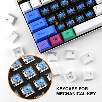 Havit Mechaninė Klaviatūra PBT Keycaps Žaidimų Keycap Rinkinys, skirtas 