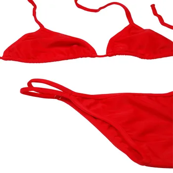 Seksualus, Moterų Tvarstis Bikini Komplektas Dirželius Liemenėlė maudymosi kostiumėlį, maudymosi Kostiumėliai, YF014