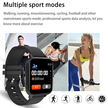 2021 Naujas mados smart watch vyrų širdies ritmas, kraujo spaudimas daugiafunkcinis sporto žiūrėti vyrų ir moterų vandeniui Smartwatch vyrai