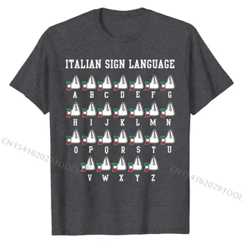 Italų Gestų Kalba Italija Italija Italijos T-Shirt Medvilnės Vyrų Viršūnės T Marškinėliai, Gimtadienio Marškinėliai Unikalus Paplitusi