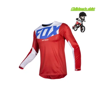 Camiseta de carreras todoterreno para niños, camiseta ESU RF para ciclismo, Jersey para motocicleta, Motokroso, MTB, DH, MX