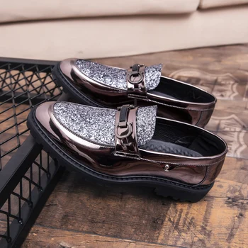 2021 naują Pavasario odiniai batai balti slip-on oxford batai vyrams prabanga brogues mens oficialų patogus moccasin vyrų batai