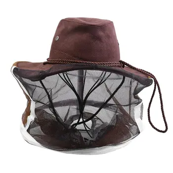 Kaubojus Bitininkystės Įrankiai Anti - Bičių Skrybėlę Lauko Apsauginės Įrangos Išvengti Uodų Ir Vabzdžių Įgėlimas Džinsinis Audinys Patvarus Skrybėlę