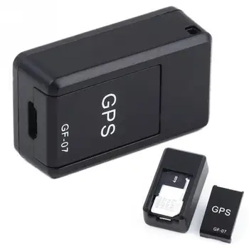 Mini GF-07 GPS Ilgo Laukimo Magnetinio SOS Tracker Kreipiamojo Prietaiso Diktofonas Transporto priemonės/Automobilių/Asmuo Aptikimo Sistema